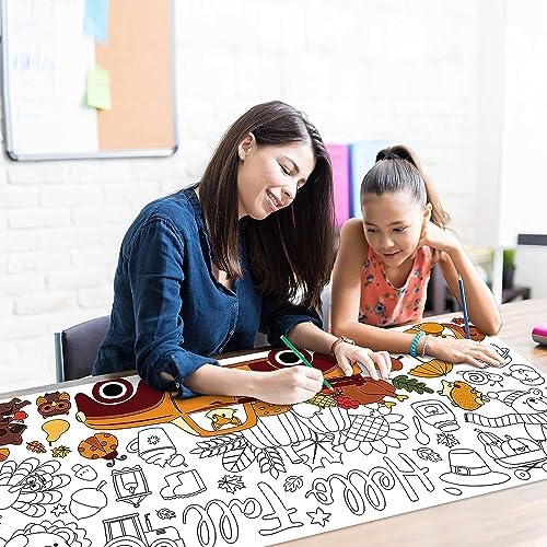 Haooryx Giant Fall Coloring Poster 46x2ft
