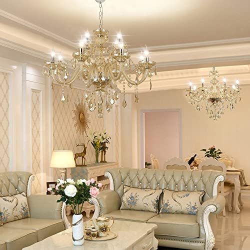 Modern Luxury K9 Crystal Chandelier 12 Light