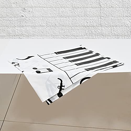2 Pcs Music Notes Tablecloth for Birthday Parties