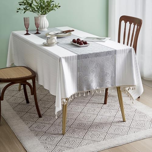 Kids Tablecloths 87x55 Inch Gray Shell Themed