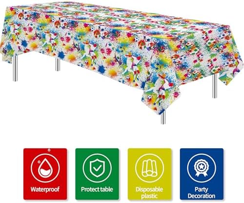 Soccer Party Tablecloths 3Pack 54in x 108in