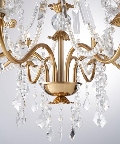 Luxury 8 Light Crystal Chandelier with Metal Frame