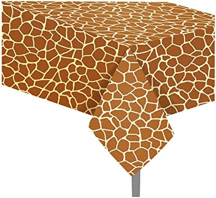 2Pcs Giraffe Print Table Covers for Birthday Parties