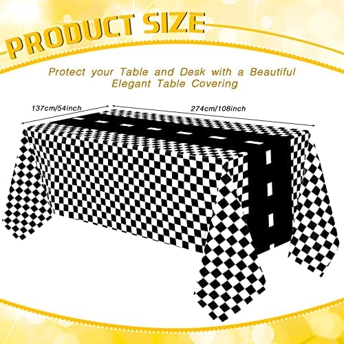 Irenare Racing Car Tablecloths 54x108 Inch Set of 2
