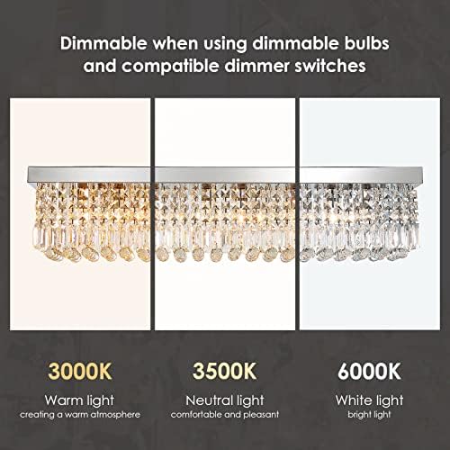 Siljoy Modern Crystal Chandelier 8-Light Flush Mount
