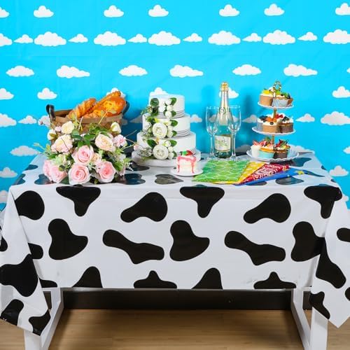 Hosuly 12 Pcs Story Tablecloth Set for Kids Parties
