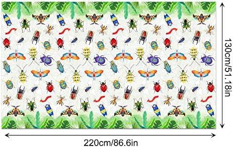 2PCS Insect Themed Tablecloths for Bug Parties