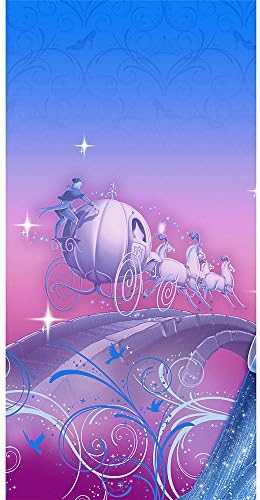 Disney Cinderella Sparkle Table Cover 102 x 54 Each