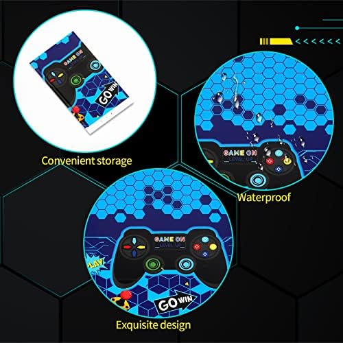 PHOGARY 3 Pack Video Game Tablecloth Party Decor