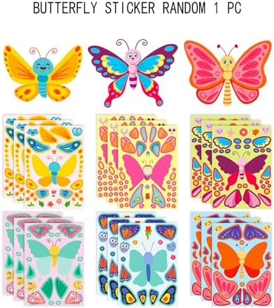 ZJDHPTY Butterfly Theme Coloring Tablecloth for Kids