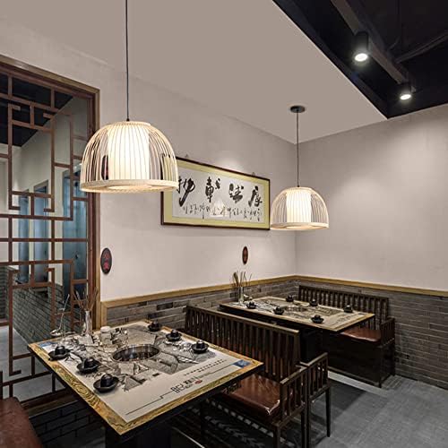 Bamboo Weave Chinese Style Chandelier Ceiling Light