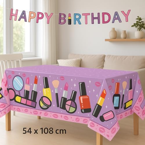 Oojami 3 Pack Spa Theme Table Covers 54 x 108