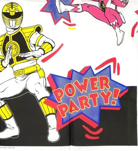 Mighty Morphin Power Rangers Party Table Cover 54x895