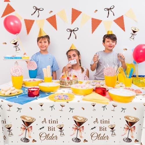Lide Road Espresso Martini Party Table Cloth 54x87In