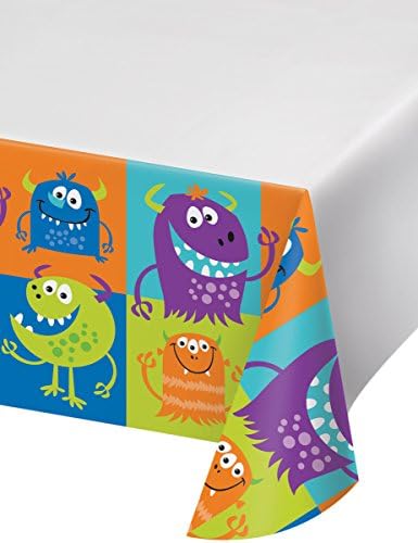 Creative Converting Monsters Design Plastic Tablecloth