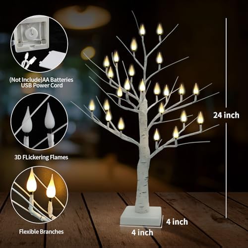 Unique 2ft Candle Light Tree for Indoor Decoration