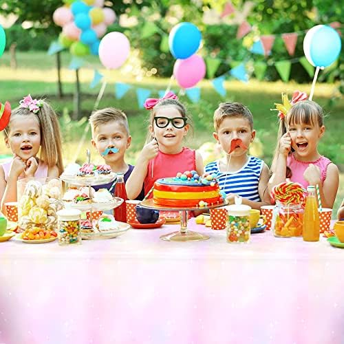Pastel Rainbow Tablecloths 2 PCS for Parties