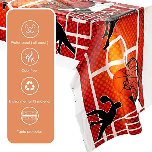 Thinp 2-Piece Basketball Table Cloths - 180x108cm