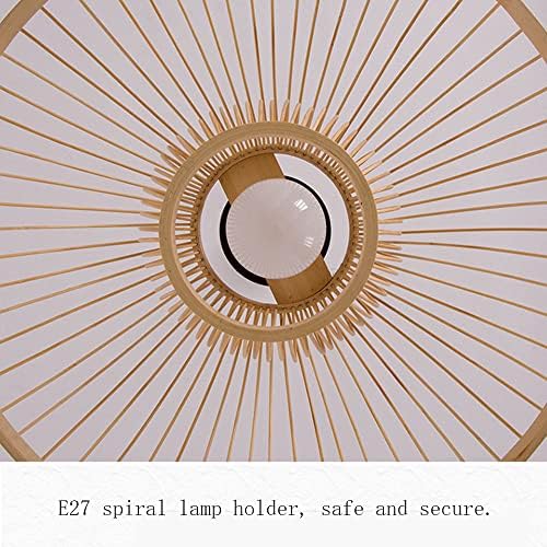 GERAGUR Simple Rattan Candle Lantern Hanging Light