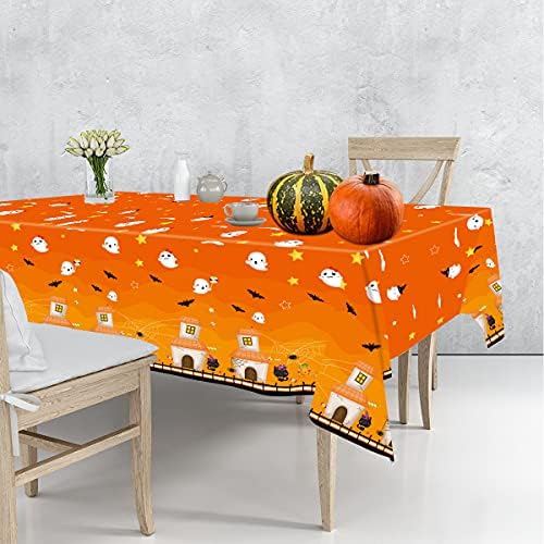 Fancy Land Halloween Tablecloths 3 Pack Disposable Plastic Party Decorations