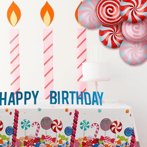 Candyland Themed Tablecloth for Parties and Celebrations