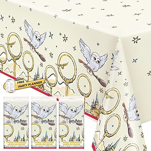 Unique Harry Potter 3 Count Tablecovers Party Supplies