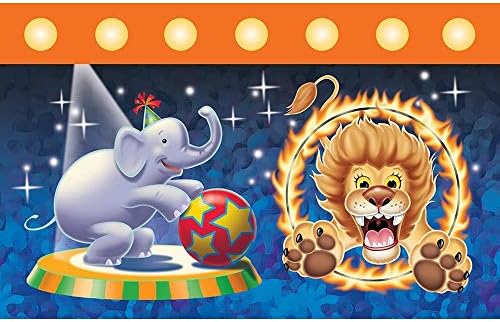 Creative Converting All Over Print Plastic Table Cover 54x108