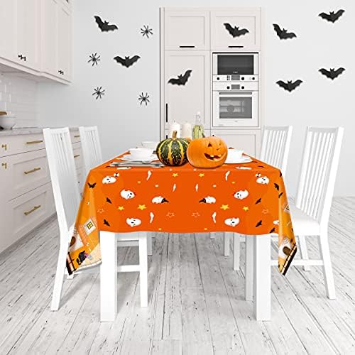 Fancy Land Halloween Tablecloths 3 Pack Disposable Plastic Party Decorations