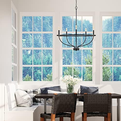 HomePlace Lighting Greyson Urban Industrial Chandelier 5 Light