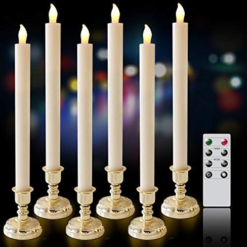 Eldnacele Flameless Window Candles with Remote Timer 1