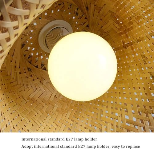 Bamboo Woven Chandelier Pendant Light