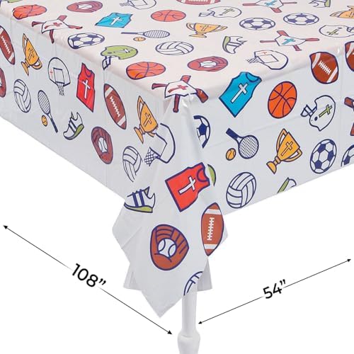 Fun Express Sports VBS Tablecover - 1 Piece