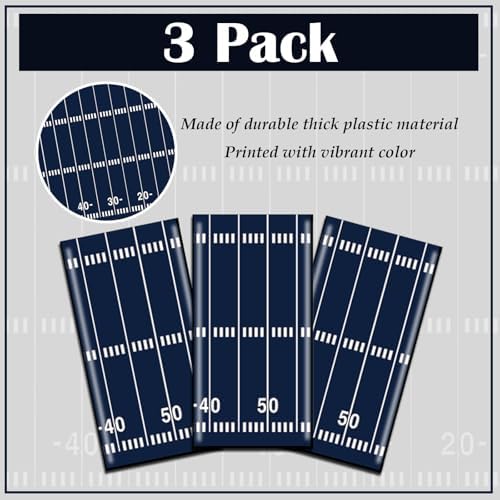3 Pack Football Themed Tablecloths for Game Day