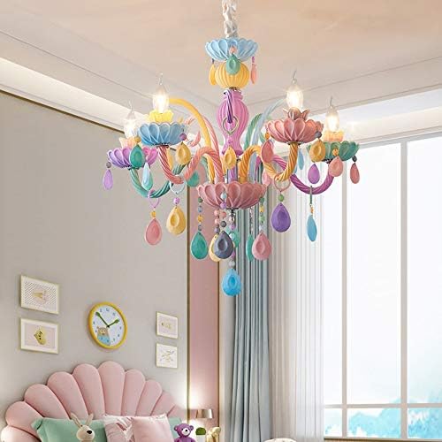KWOKING Crystal Chandelier Pendant Light with 5 Lights