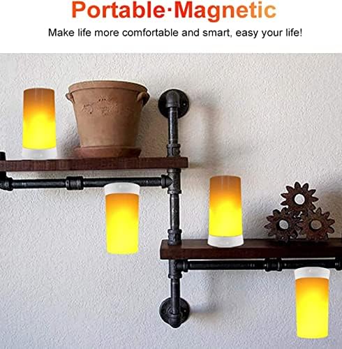 Artermy LED Flame Light with Remote Timer 2 Pack