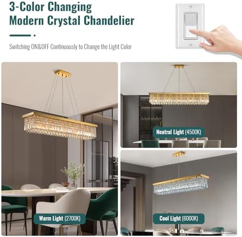 Siljoy Gold Raindrop Chandelier Luxury Large Rectangle Flush Mount Ceiling Light