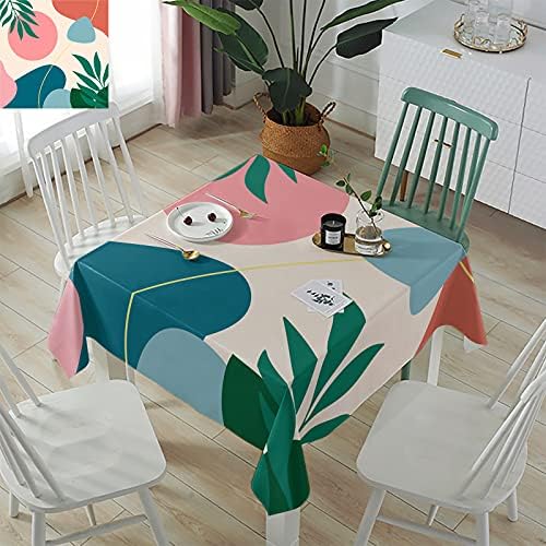 ZOE GARDEN Square Tablecloth Waterproof Stainproof