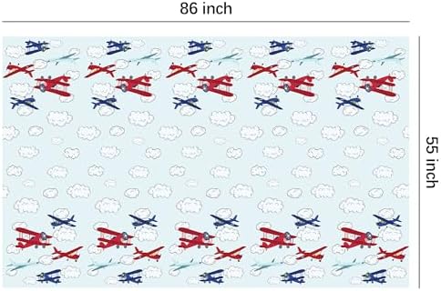 Airplane Party Decorations Tablecloth 3 Pack Disposable