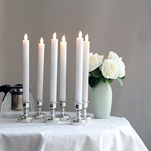 Eldnacele Flameless Window Candles with Remote Timer