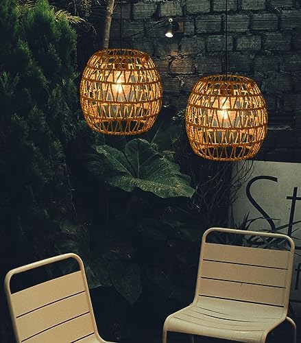 Battery Operated Outdoor Chandelier with Remote Control
