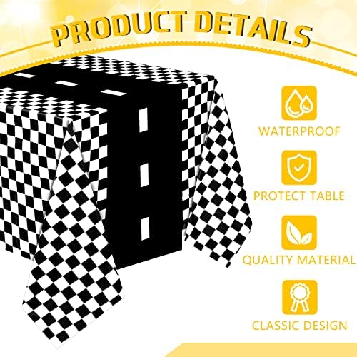 Irenare Racing Car Tablecloths 54x108 Inch Set of 2