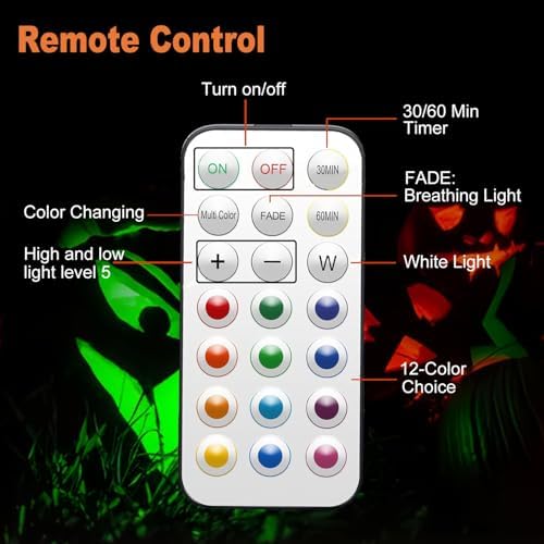 Sweetime Halloween Pumpkin RGB Remote Light