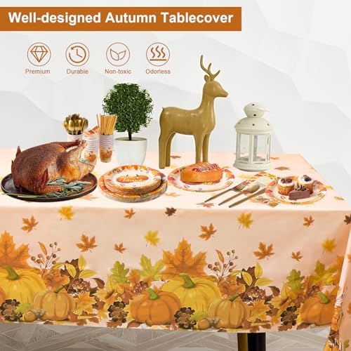 219PCS Thanksgiving Party Supplies Decorations Set for 24 Guests