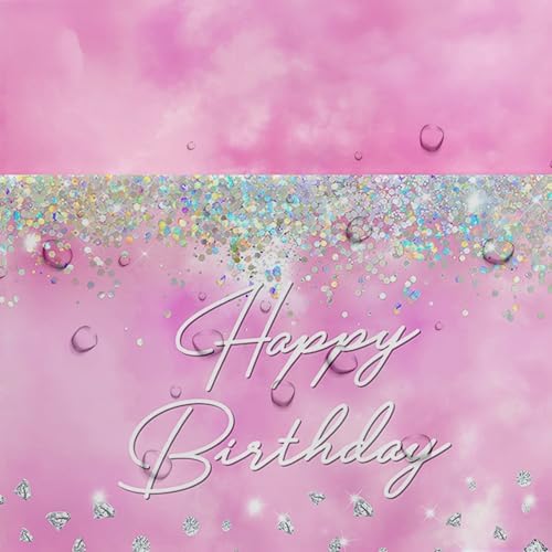 Pink Glitter Diamond Tablecloth Set 3 Pack