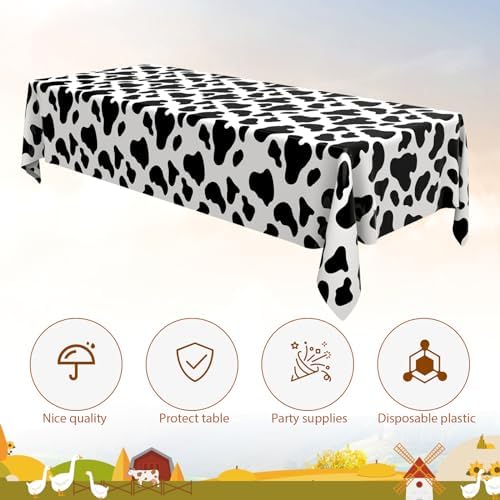 Hosuly 12 Pcs Story Tablecloth Set for Kids Parties