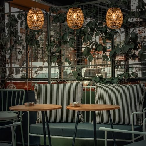 Battery Operated Outdoor Chandelier with Remote Control