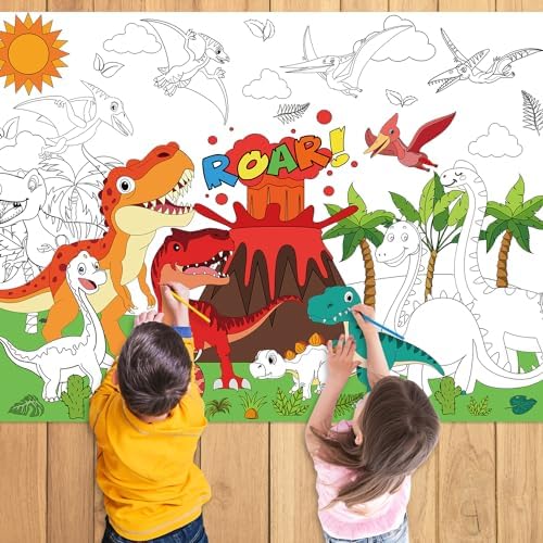 SKEPPY Dinosaur Theme Decorations 42x73 Inches Poster