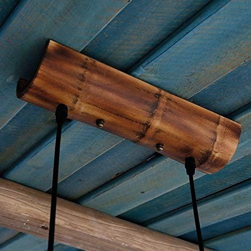 Man Dream Ceiling Pendant Light with Bamboo Art Sculpture