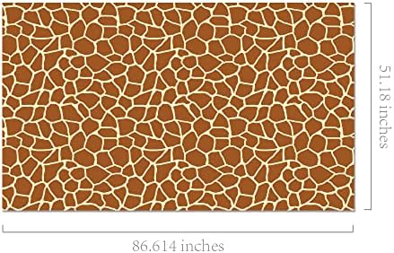 2Pcs Giraffe Print Table Covers for Birthday Parties