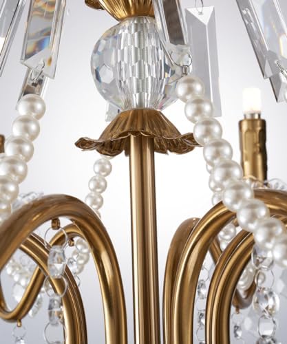 Luxury 8 Light Crystal Chandelier with Metal Frame